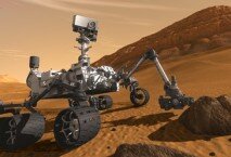Imagen conceptual del explorador marciano Curiosity