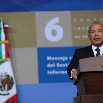 Aspecto el VI y último Informe de Gobierno ofrecido esta mañana por el presidente Felipe Calderón. (Foto: Imperio Reséndiz)