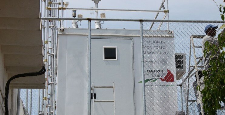Registros. Las dos estaciones fijas de monitoreo se instalarán en Ciudad del Carmen y en San Francisco de Campeche