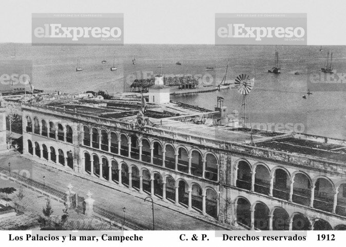 Pieza clave. Durante el periodo colonial el puerto campechano fue punto estratégico para el flujo de mercancías producidas en Nueva España, a través de una red comercial integrada por Veracruz-Campeche-Habana.