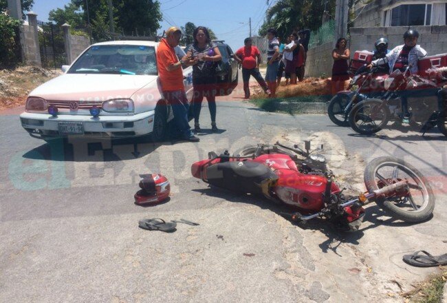 familia resulta lesionada después de chocar
