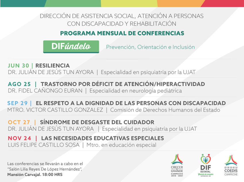 Invita DIF a charlas con expertos