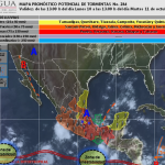 Pronostican lluvias en el estado