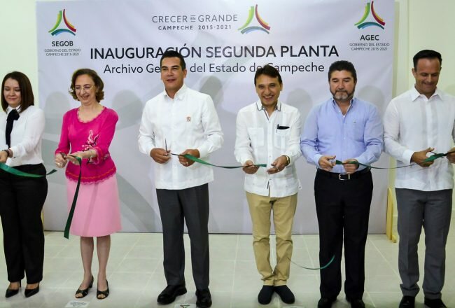 Inauguran nueva planta del Archivo General del estado