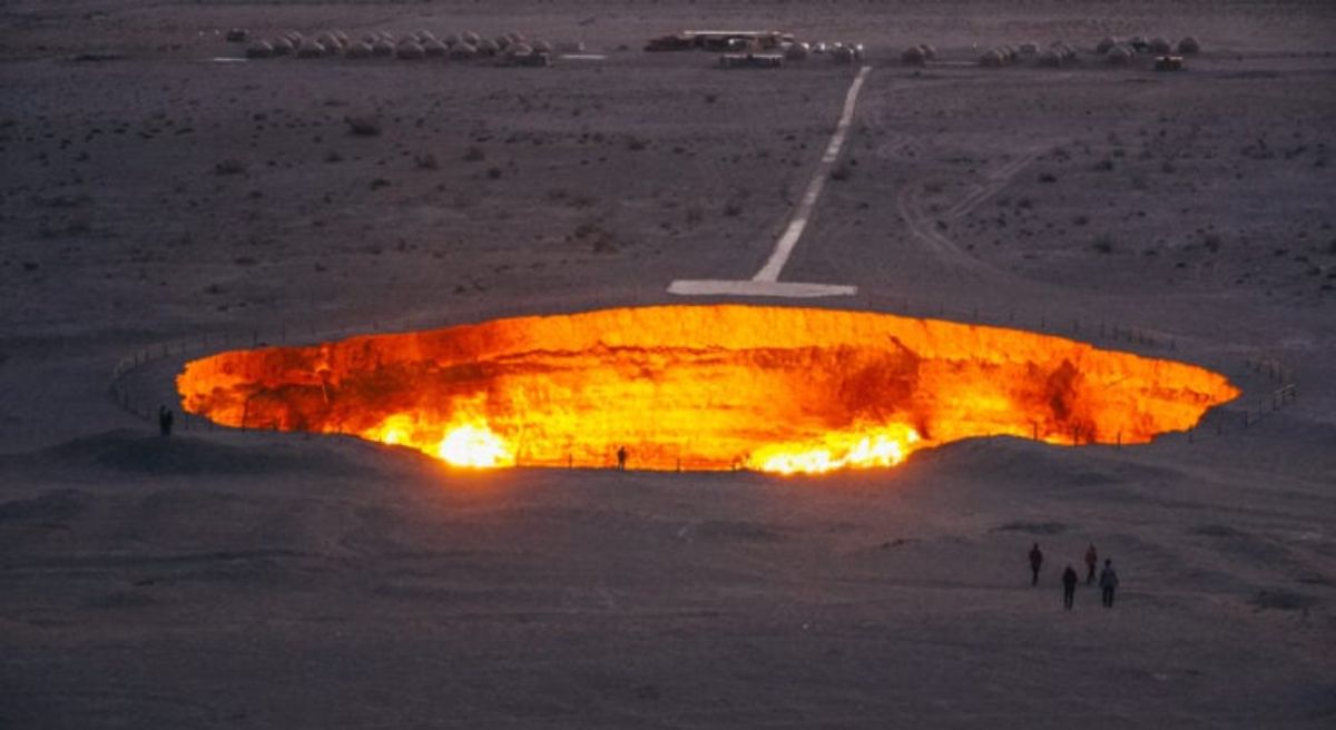 En llamas desde hace 50 años, las «puertas del infierno» de Turkmenistán pronto desaparecerán