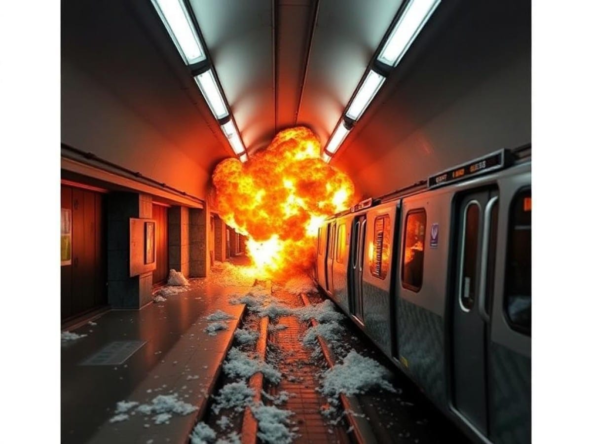 Explosión e incendio en la estación San Antonio Abad del Metro de la CDMX (Videos)