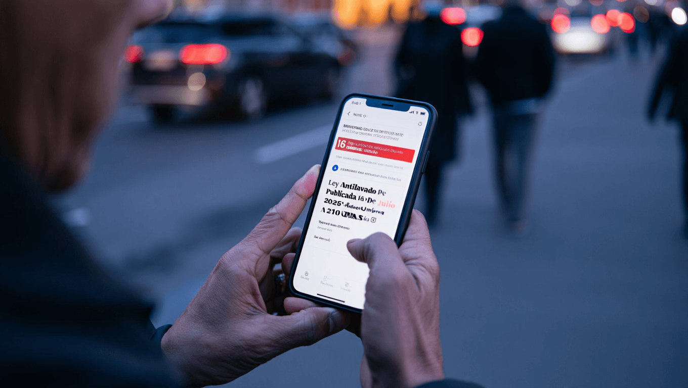 Ley Antilavado Publicada 16 De Julio 2025 Reduce Umbral A 210 UMAS, Por Qué Importa