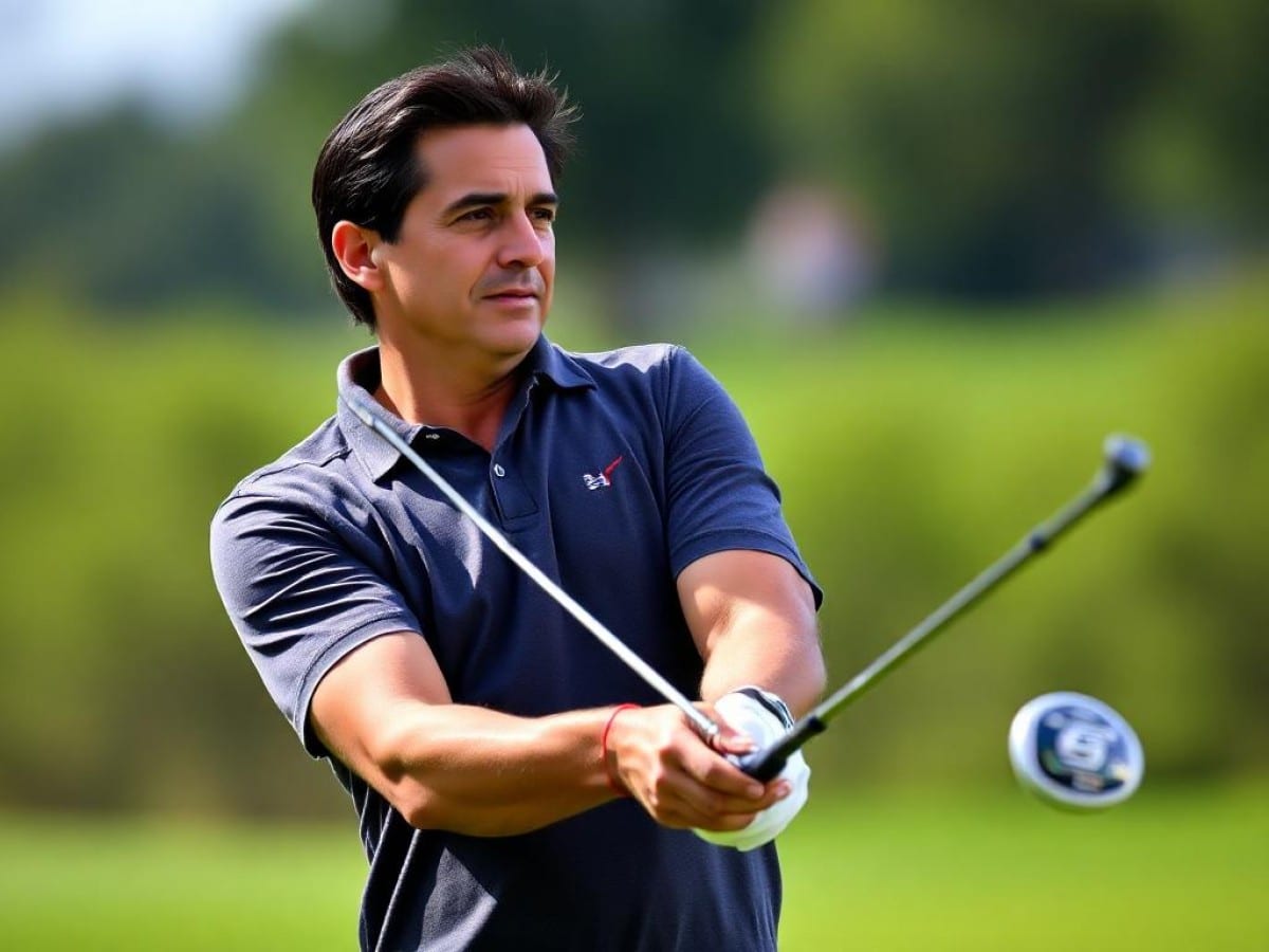 Captan a Enrique Peña Nieto jugando golf en España (Video)