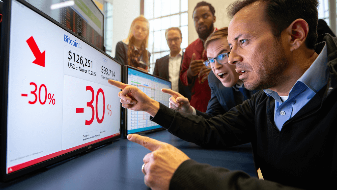 Bitcoin Cae a 93,714 USD El 16 de Noviembre 2025 - Por Qué Importa Hoy