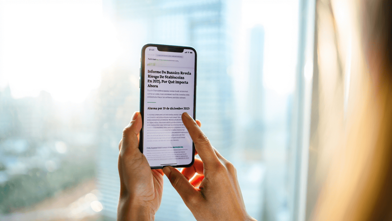 Informe De Banxico Revela Riesgo De Stablecoins En 2025, Por Qué Importa Ahora