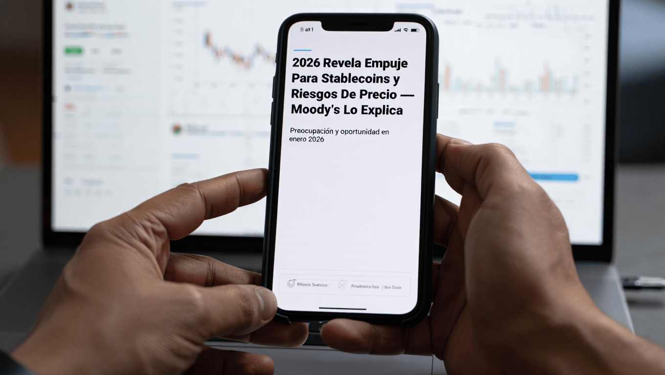 2026 Revela Empuje Para Stablecoins y Riesgos De Precio - Moody’s Lo Explica