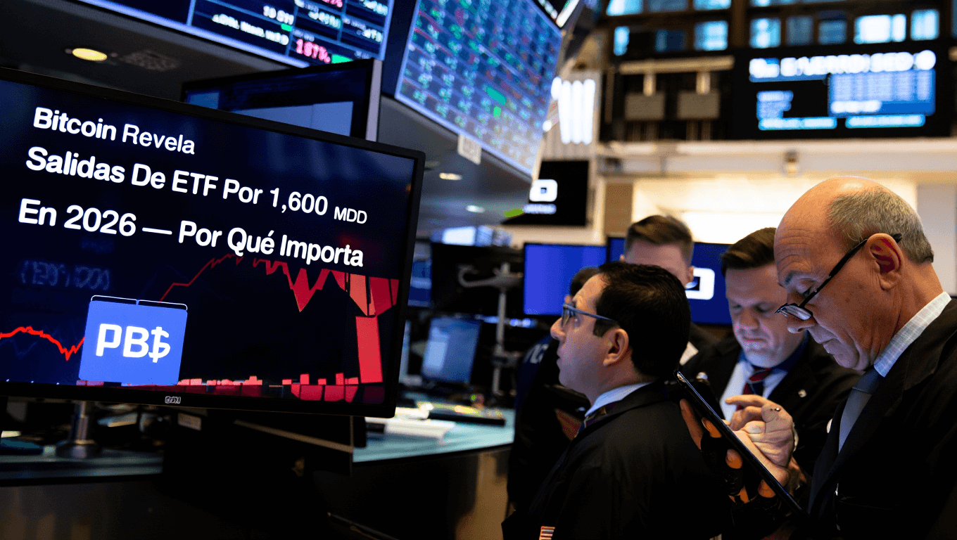 Bitcoin Revela Salidas De ETF Por 1,600 MDD En 2026 - Por Qué Importa