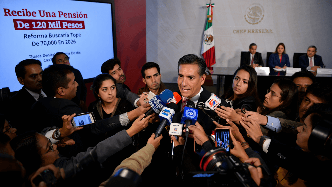 “Recibe Una Pensión De 120 Mil Pesos” Provoca Debate; Reforma Buscaría Tope De 70,000 En 2026