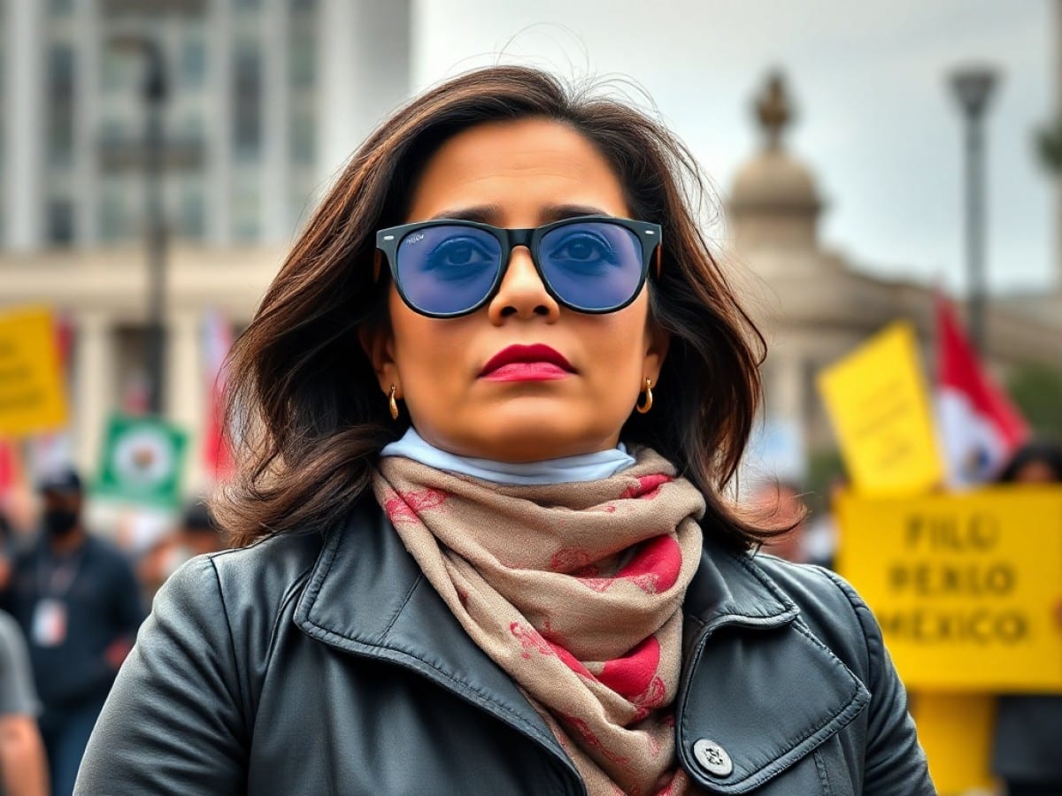 Citlalli Hernández justifica instalación de vallas en el Zócalo para la marcha del 8M