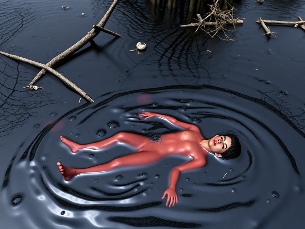 Encuentran el cuerpo de un hombre flotando en canal de aguas negras en Chimalhuacán