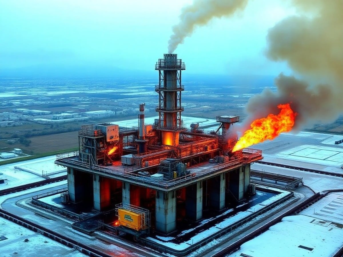 Reportan segundo incendio en el pozo exploratorio Krem-1 de Pemex en Las Choapas