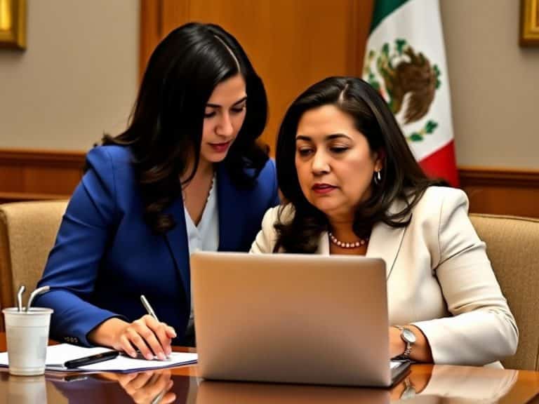 Diputada Diana Sánchez Barrios sesiona mientras la peinan y maquillan