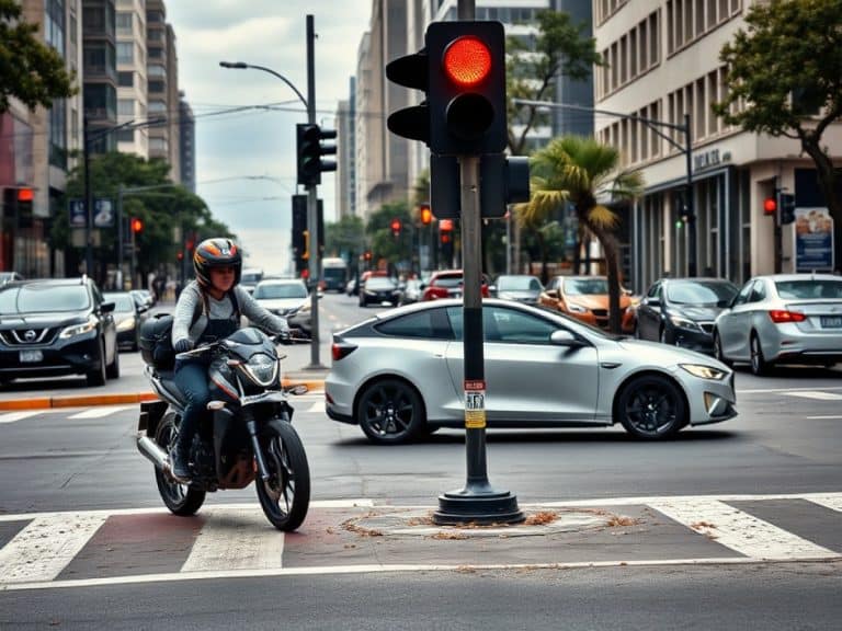 Motociclista muere tras pasarse un semáforo en rojo y chocar contra Tesla en CDMX