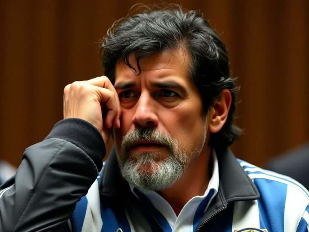 “Comía poco y no se levantaba de la cama”: custodio de Maradona revela en juicio sus últimos días